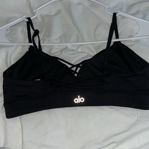 Alo Interlace Sport Bra Black (used) - Picture 4 of 7